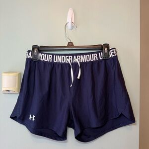 Under Armour Navy Blue Shorts Size Small